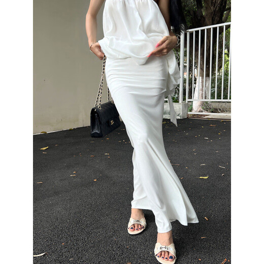 
Running sisters RUNAWAY SISTERS French pure temperament strapless top fishtail skirt suit skirt 9928 M