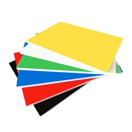 Haosikepu Chevron board KT board PVC plastic board foam board advertising display board decoration display rack sand table building model hand-held sign display board 20*30cm white 3 sheets