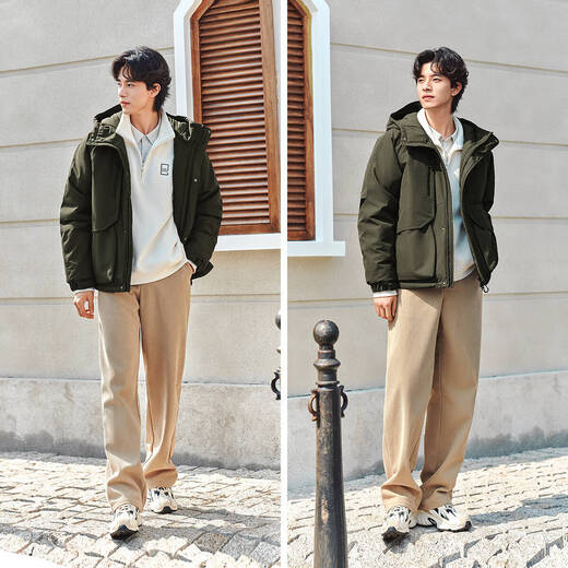 Semir Cotton Clothing Men's Windproof Three-Defense Jacket Working Clothing Mountain Outdoor Mountain Climbing Top Winter Light and Thin Style 101724112102