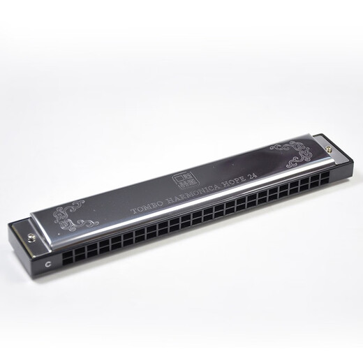 Tombo Japan Tombo 6624p Pure Harmonic Mundharmonica 24-Loch Polyphonic Mundononica für Anfänger #D EB Full Set