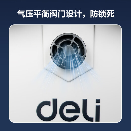 Deli home portable tool box waterproof, moisture-proof, dust-proof and anti-fall hardware large capacity multi-functional storage box 20 inches