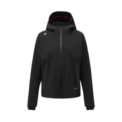 迪桑特（DESCENTE）WOMENSRUNNING系列SS25品牌logo防风防水透气连帽夹克外套女款 CR-CREAM M (165/84A)