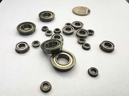 SANQIHU Precisión Mini Bida con cojinete con mini bola de ranura profunda de un solo lado Pequeño cojinete Diámetro interno 234567810 F695 Diámetro interno 5 Diámetro exterior 13 Espesor 4 Diez bridas