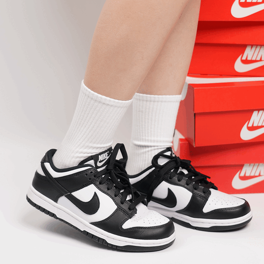 Nike (Nike) Panda Chaussures Dunk Black and White Low Top Top pour hommes et femmes Chaussures de planche Sports et décontracté DD1391 DD1503 DD1503-101 Spot féminin, faux et trois.