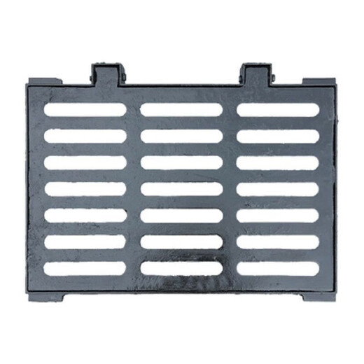 Qilicai Regenwasser duktile Gusseisen-Schachtbedeckung mit Rahmen rechteckiger Basiskanalkanalabdeckungsplatte Grate 300*5009 Ladung 15 Tonnen