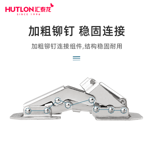 Huitailong DS-RT628-90 charnière à tampon de force en une étape sans trou en acier laminé à froid 2 pièces pour un usage domestique des portes et fenêtres