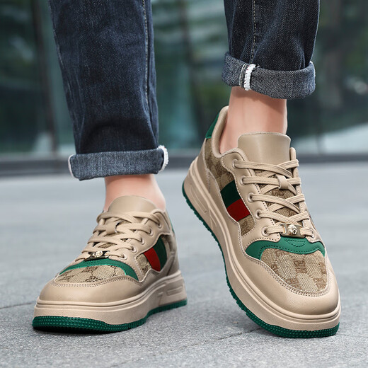 Changxiang Huili men's shoes 2025 new trendy shoes outdoor extra-large size sports and casual shoes 47 Korean versatile couple's shoes Mi-green 6175 40