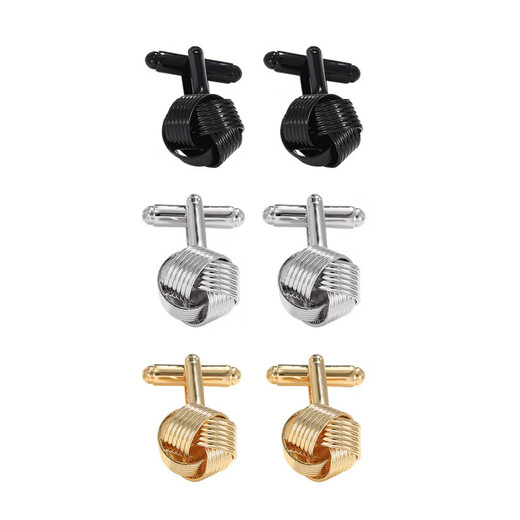 Personalisierte gedrehte Manschettenknöpfe, hohle Manschettenknöpfe, Herrenhemd-Manschettenknöpfe, Manschettenknöpfe B1480-GO 1 Stück