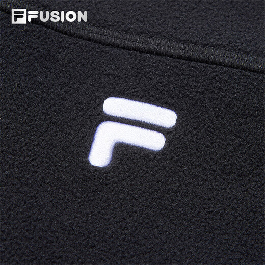 FILA FUSION Fila trendy brand couple style woven jacket two-in-one 2025 winter new loose casual jacket black-BK M 170/92A/M