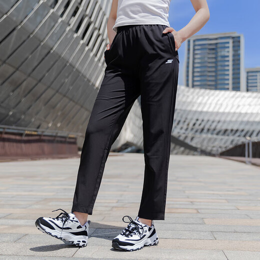 Skechers G Suit Women Sportswear Running Fitness Entrenamiento de la camisa de polo blanco Camiseta de manga corta Pantalones rectos Pantalones casuales Set de dos piezas/Polo Camiseta + Pantalones XS