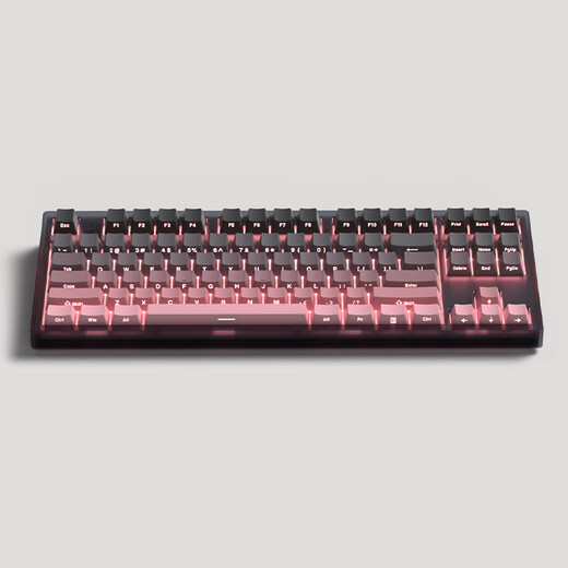 Belly Spirit (FLESPORTS) MK870 Blackberry side engraving Mechanical keyboard Wired wireless Bluetooth customized e-sports office silent axis Pearl white Scented side engraving (Pro version) BOX white axis x single mode (wired)
