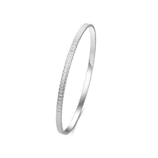 Jinzhifu inheritance copper coin pattern platinum bracelet for women, platinum bracelet for women PT950 as a Chinese Valentine's Day gift for girlfriend and wife, about 12.2 grams (refund for more, make up for less), 57 circles