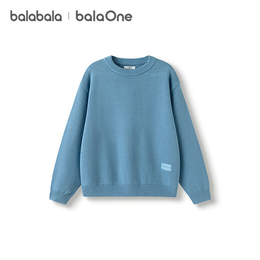 Balabala children's clothing children's sweaters boys and girls 2025 winter round neck sweaters bottoming sweaters 209425103203