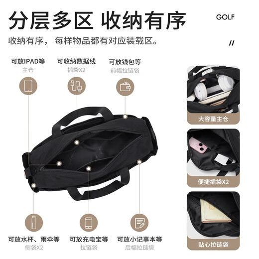 Golf (Golf) Umhängetasche für Männer Casual Crossbody Bag Leichtes iPad Mobiltasche für Frauen wasserdicht im Outdoor-Radsportsportpack