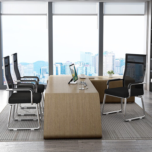 Computer chair office chair employee comfortable home bow mesh chair staff conference chair student special offer back chair hot selling sponge seat cushion black mesh