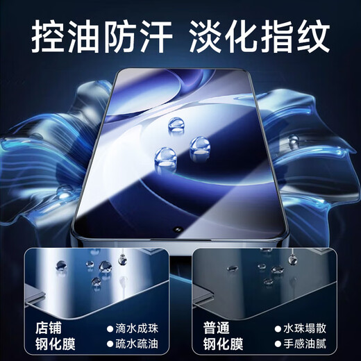 KOOLIFE upgraded anti-shattering edge suitable for Redmi k80 Extreme Edition tempered film Xiaomi Redmi k80ultra mobile phone film protective film full screen high definition ultra-thin anti-fall fingerprint