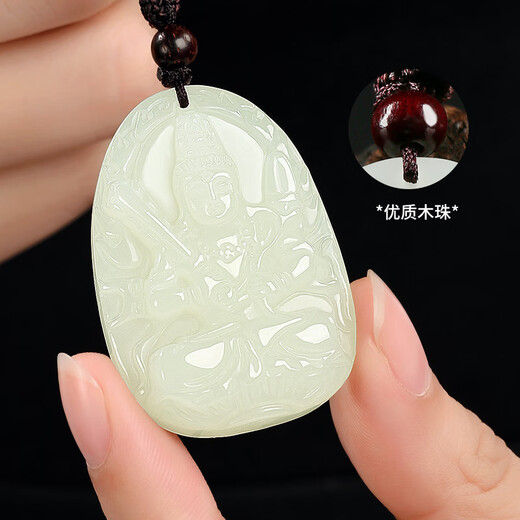Phoenix Jewelry Twelve Zodiac Pendants Void Bodhisattva Native Buddha Jade Necklace Amulet Birthday Gift for Men and Women