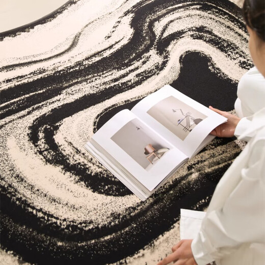 
Hazard Living Room Carpet [Encrypted Carpet Surface] Special-shaped light luxury high-end new style free carefree irregular sofa and coffee table carpet Wenwan-11972 240cm*360cm