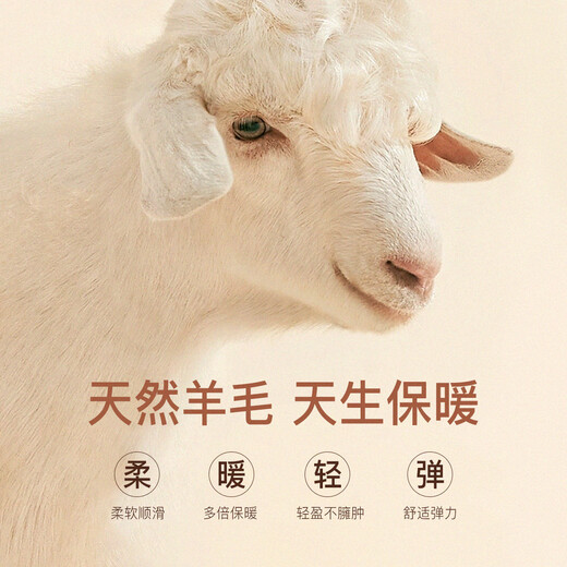 红豆（Hodo）【轻奢含山羊绒&软黄金】新年高档羊毛衫男保暖适针织衫亲肤毛衣