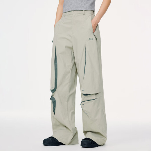 MMLG 87 mm Schnelltrocknende Casualhose für Frauen im Sommer Neues verstellbares Nischendesign Koreanisch mit weitem langen Hosen dunkelgrauer XL