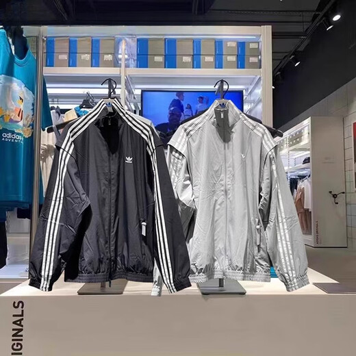 阿迪达斯 （adidas）三叶草女子可拆卸衣袖运动长袖立领夹克外套JM9251JM9253官方旗舰 JM9253 XXS