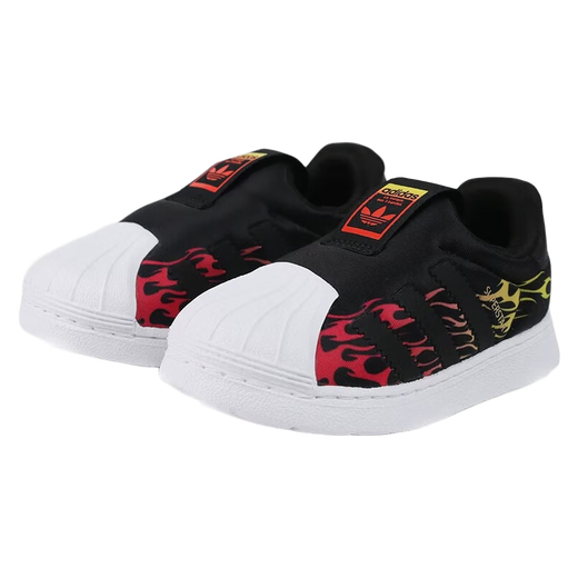 阿迪达斯（adidas）三叶草小童鞋 春夏新款ins潮时尚贝壳头透气运动鞋低帮耐磨休闲鞋 EG9215 21 /5K/120mm