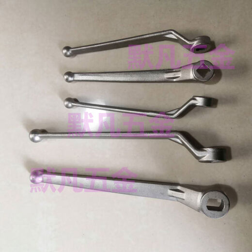XMSJ304 Edelstahl Flanschkugelventil Griff 125DN25 Länge Rechteckiges Loch Flachloch DN32 Ventilschalter Schraubenschlüssel DN50 DN15 Flachloch 8*12178 mm lang