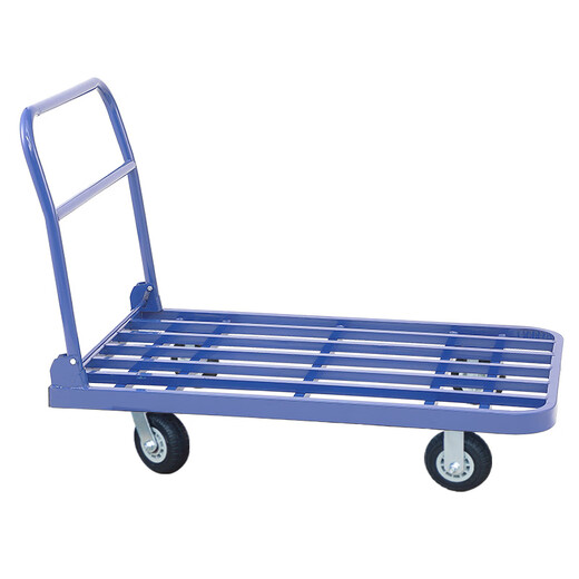 Handun Trolley Flat Car Small Trolley Truck Trailer Folding Cargo Cargo Pull Truck Tool Driver Pull Car 120*80 with heavy-duty rubber wheels