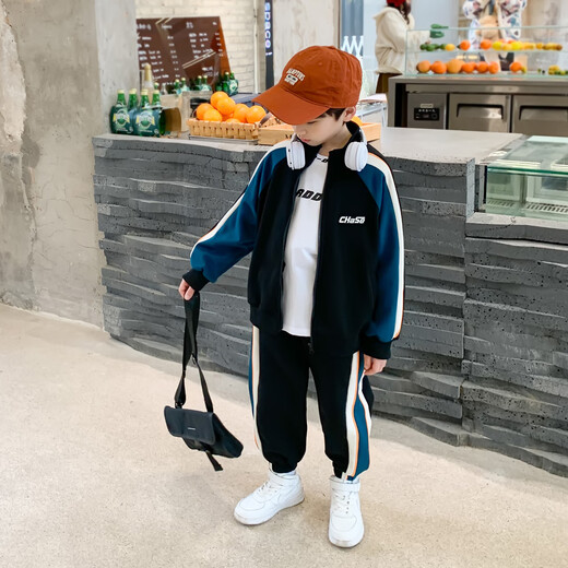 Zuoxi Children's Clothing Boys Sports Sports 2025 Nouveau pantalon de veste d'automne