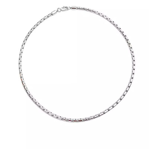 MZMZ platinum necklace men's new fashionable temperament PT950 platinum clavicle chain Valentine's Day birthday gift for boyfriend Light luxury model - width 3.5mm chain length 55cm