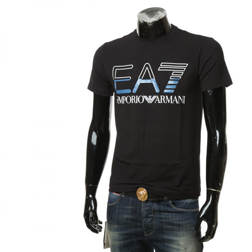 
Emporio Armani EA7 Armani Hawk Print Men's Short Sleeve Round Neck T-Shirt 3RPT07 PJLBZ Red 1480 L (Domestic Warehouse)