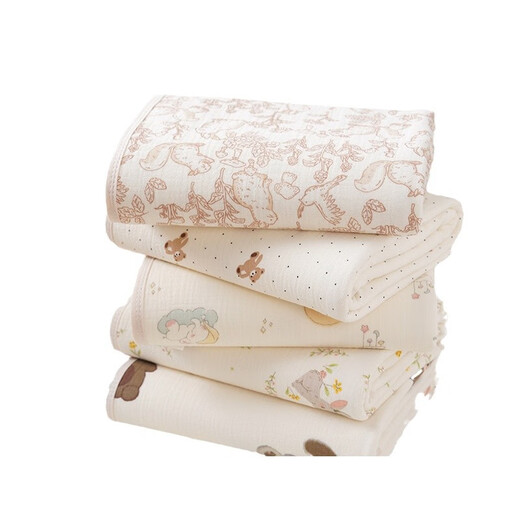 Baby changing pad washable pure cotton Class A waterproof and breathable baby urine-proof four-season mattress maternal menstrual pad Huazhuangtu 1 piece 70cm*90cm