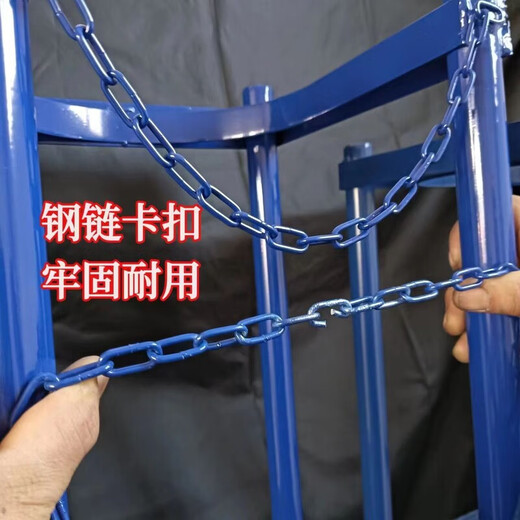 RSRDDY气瓶固定架气瓶固定支架氧气瓶乙炔瓶实验室防倾倒装置标气瓶可移 立式单瓶加厚24CM