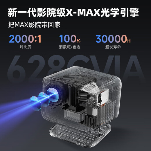 Philips (PHILIPS) NeoPix 545 projector home high-definition home theater TV office game projector (non-sensory autofocus, fully enclosed optical machine, ultra-clear image quality)