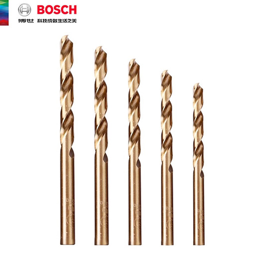 Bosch twist drill bit HSS-CO high-speed steel cobalt-containing stainless steel iron aluminum alloy wood metal drilling drill bit 5.3mm cobalt-containing twist drill bit 10 pieces