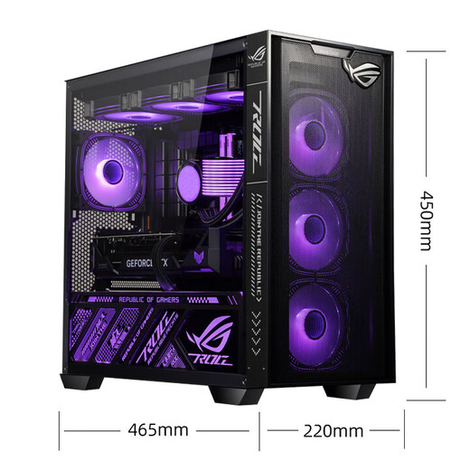 ASUS family bucket Ryzen AMD host 9600X/5060Ti Delta CSGO high-end game design live broadcast e-sports desktop assembly computer host DIY assembly machine 9600X+RTX5060+16G memory