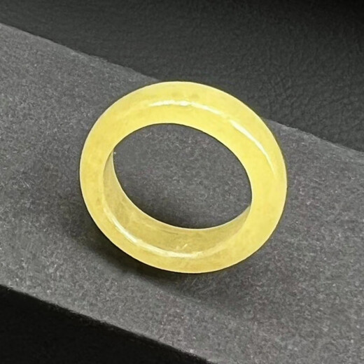 Ruoximeng natural beeswax ring, Russian raw ore amber, white flower nectar ring, chicken oil yellow ring, men's and women's jewelry accessories, chicken oil yellow beeswax, 72.8mm, No. 32 inner diameter, 23.2 circumference