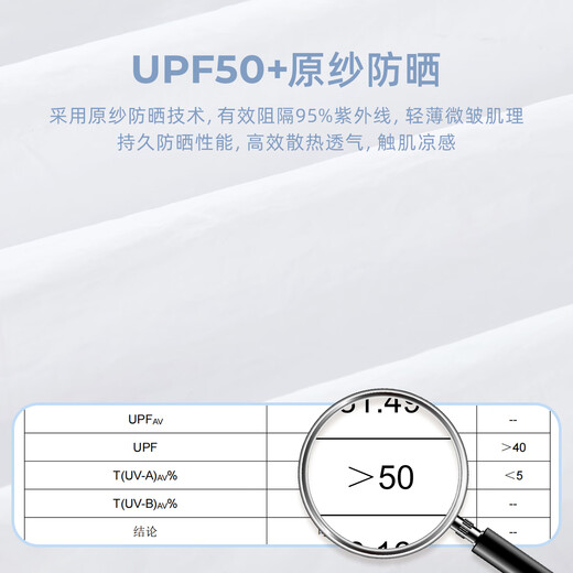 Disney children's sun protection clothing girls thin cool breathable quick drying sun protection clothing DY110004 white 170