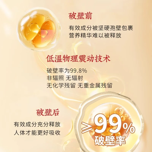 童涵春堂破壁灵芝孢子粉20g/盒增强免疫力去壁送长辈保健品术后送礼品 16%总三萜】孢子粉20g*6盒