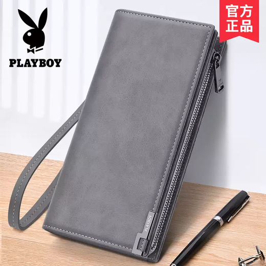 Version longue du portefeuille pour le portefeuille de portefeuille Pull Wallet Sac pour papa et mari Clutch Black Paaz9732-0b pour hommes