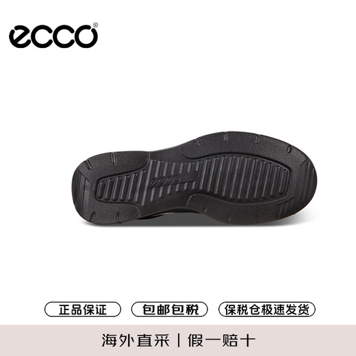 Ecco Casual Leather Zapatos de cuero zapatillas acolchadas para hombres Irving 511734 51052 Negro 42 Regalo de San Valentín chino