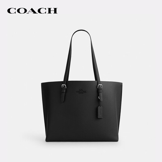COACH brand direct supply women's MOLLIE large handheld tote bag black CV968 New Year's Valentine's Day gift
