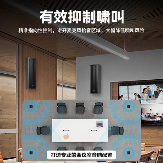 
Xianke (SAST) professional conference room audio set combination home KTV background music training conference equipment system Bluetooth amplifier wall hanging sound column VD201/SH413