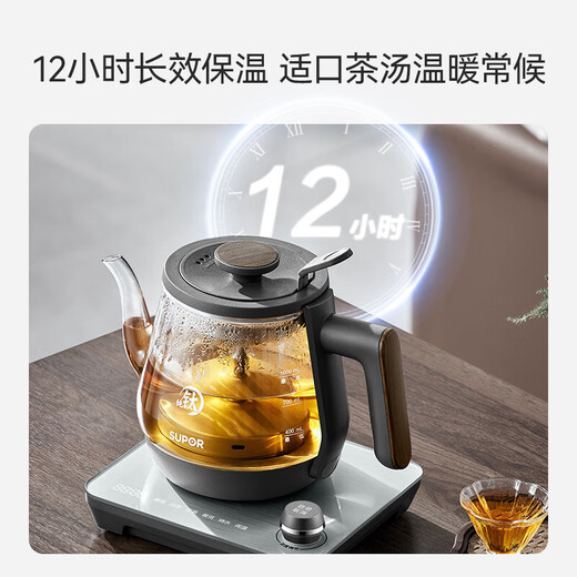 SUPOR health kettle, home office 1L health kettle, pure titanium 0-coated health kettle, tea kettle, stewing all-in-one tea kettle, siphon spray tea kettle, pure titanium heating plate 1L