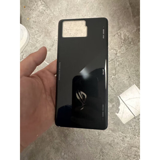 ASUS adapted ROG8 back cover brand new original black gray back case mobile phone back cover with frame without cable ROG8 glossy black back cover (with lens ring)