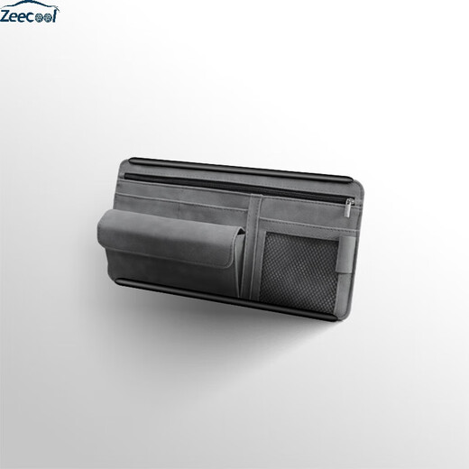La reparación de los vasos Sunshade Box Bag ID Recibo de identificación Clip FUR FUR MARCO DE CABER CARDERA CARDA 9276A NEGRO
