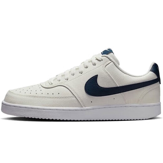Nike Herrenschuhe 2025 Sommer Neu einfacher Version Air Force One Court Sneakers Weizenfarbe Casual Schuhe HQ4867-101 Segel Weiß/Ortel Deep Sea Blue 44.5