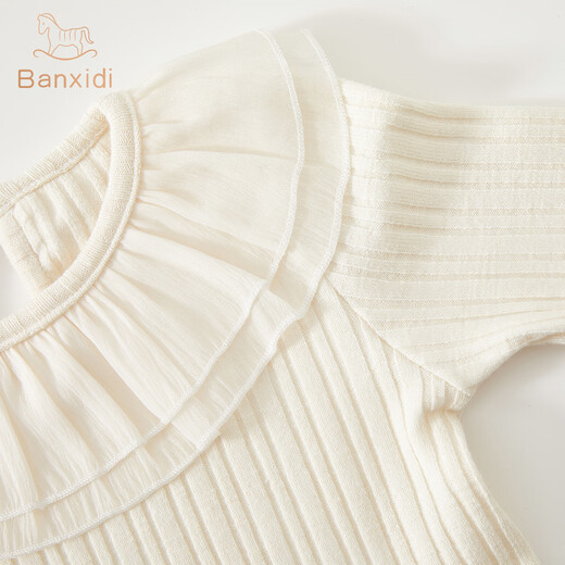 Banxidi Girls Autumn Clothing Suit 2025 New Fashionable Baby Long-Sleeved Tops Children's Spring and Autumn Overalls Children's Clothes Pink 80