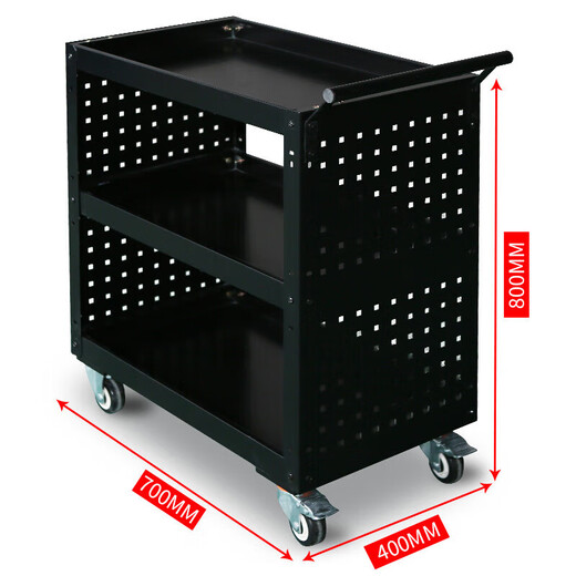 Jingxinda Factory Workshop Tool Trolley Mobile Auto Repair Hardware Tool Trolley Multifunctional Tool Storage Parts Trolley Tool Trolley (Blue)