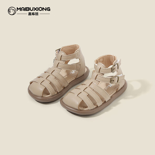 Boe [offizielles Flaggschiff] OCC-Mädchenschuhen Baby Kleinkinderschuhe neue Sommersandalen High Top Children's Roll 9221 Beige 22 Fabrikbestellpreis-25 (100 Paar)